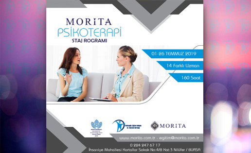 MoritA Psikoterapi Staj Programı (01-26 Temmuz 2019)